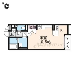 ミランダKUNISAN【202号室】の間取り