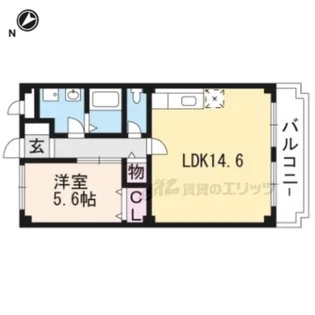 ステイツアルク【4階】の間取り