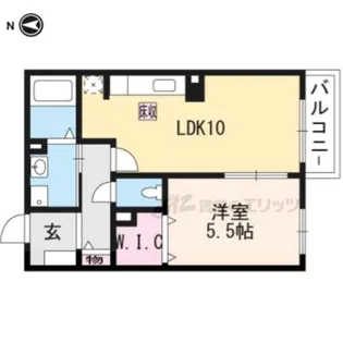 シャトーヒルズ 南館【1階】の間取り