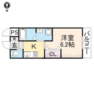 WEST高柳マンション【2階】の間取り