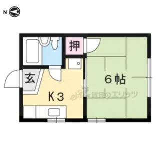 城南ハイツ【2階】の間取り