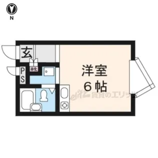 ザ・シティ花園【403号室】の間取り