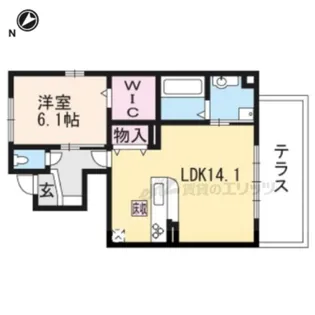 グランドュール【1階】の間取り