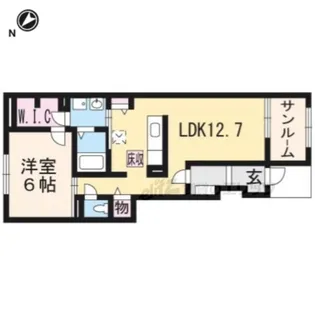 パインビレッジビオーラ?【1階】の間取り