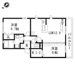 Le Grand 東山【2階】の間取り