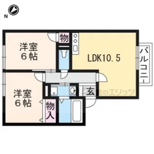リサージュ A【2階】の間取り