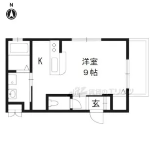 PRESTIGE桂川【301号室】の間取り