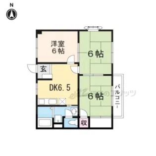 カーム小川【102号室】の間取り