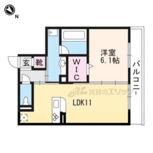 ラ フルール【2階】の間取り