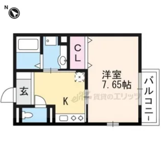 ボン・セジュール彩【203号室】の間取り