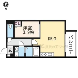 ブバルディア【301号室】の間取り