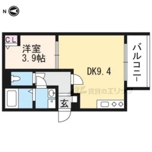 ブバルディア【303号室】の間取り