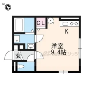 カーサデルマッティーノ【202号室】の間取り