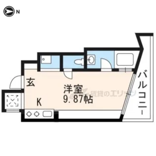 PLATINUM【B05号室】の間取り