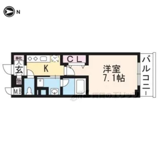 ベラジオ堀川今出川?【2階】の間取り