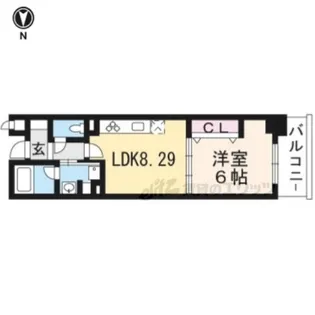 ロマンレジデンス【403号室】の間取り