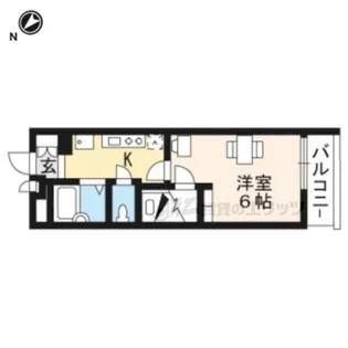 レオパレス近江八幡【302号室】の間取り