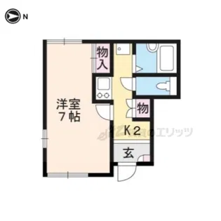 レオネクスト宇治壱番【1階】の間取り