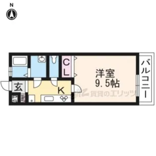 コモン・スペース藤森【303号室】の間取り