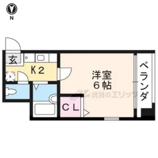 河村ビル【3階】の間取り