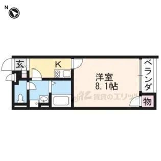 クレイノブレッシング?【106号室】の間取り