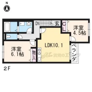 リオグランデ【2階】の間取り