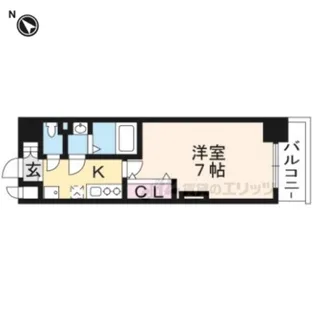 LUXE京都西大路【3階】の間取り