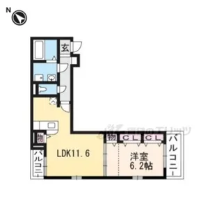 プログレスF?番館【2階】の間取り