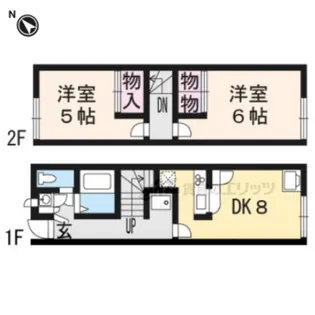 レオパレスJYプレミアム【111号室】の間取り