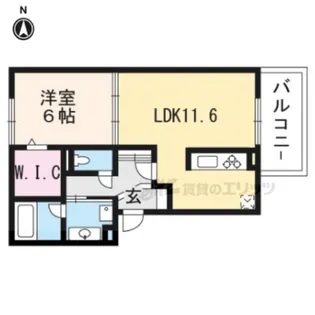 シャルールプラス【1階】の間取り