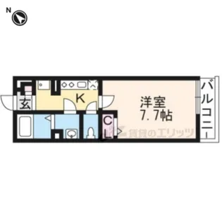 リブリ・京都嵐山【3階】の間取り