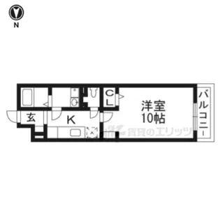 ヴィラ双葉【3階】の間取り