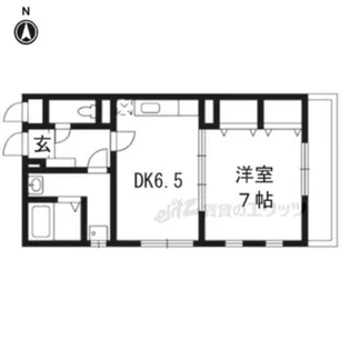 ヴィラ双葉【407号室】の間取り