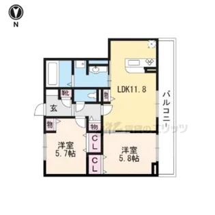 シャルマンコート アン【303号室】の間取り