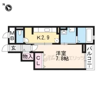 カルムアビタシオン【3階】の間取り