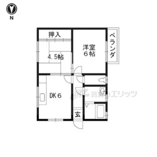 メゾン真野浜【2階】の間取り