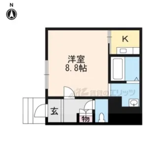 UZUMASA ARCUS【102号室】の間取り