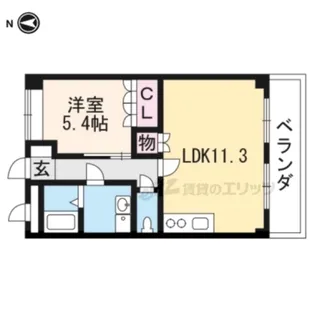 マカナ・ヌイ光台【2階】の間取り