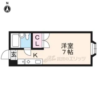 コーポ関【2階】の間取り