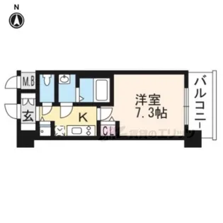 アスヴェル京都壬生EAST【2階】の間取り