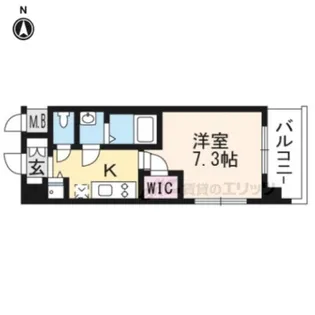 アスヴェル京都壬生EAST【3階】の間取り