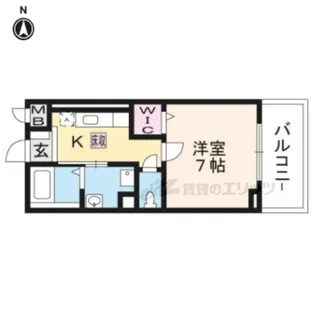 プランドールアイ【3階】の間取り