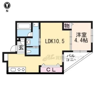 東青苑【204号室】の間取り