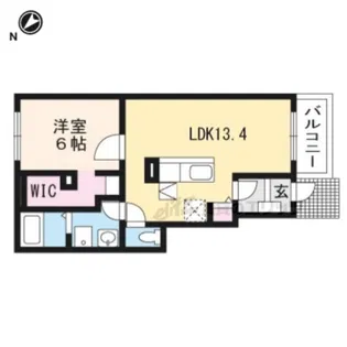 COCO 新城【1階】の間取り