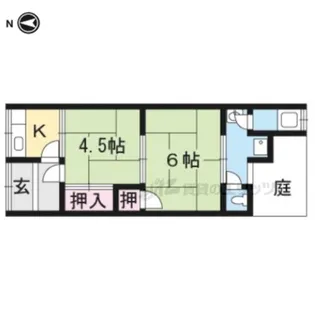 松園荘【11号室】の間取り