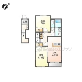 ロイヤルシャトー【2階】の間取り