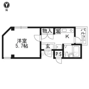 JPアパートメント亀岡【301号室】の間取り