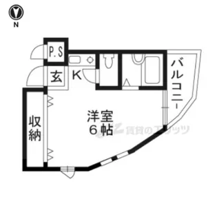 ルモンド安町【202号室】の間取り