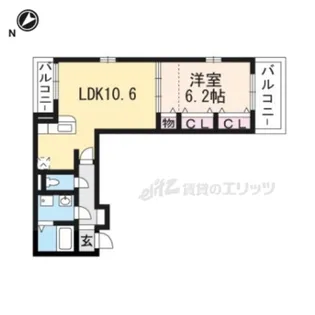 アルティミーノⅠ【2階】の間取り