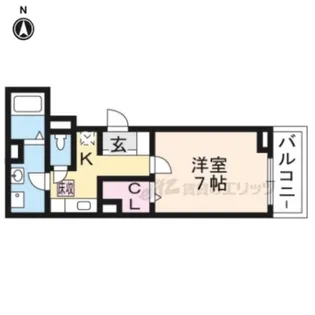 グランデ・カーサ・ケイⅡ【1階】の間取り